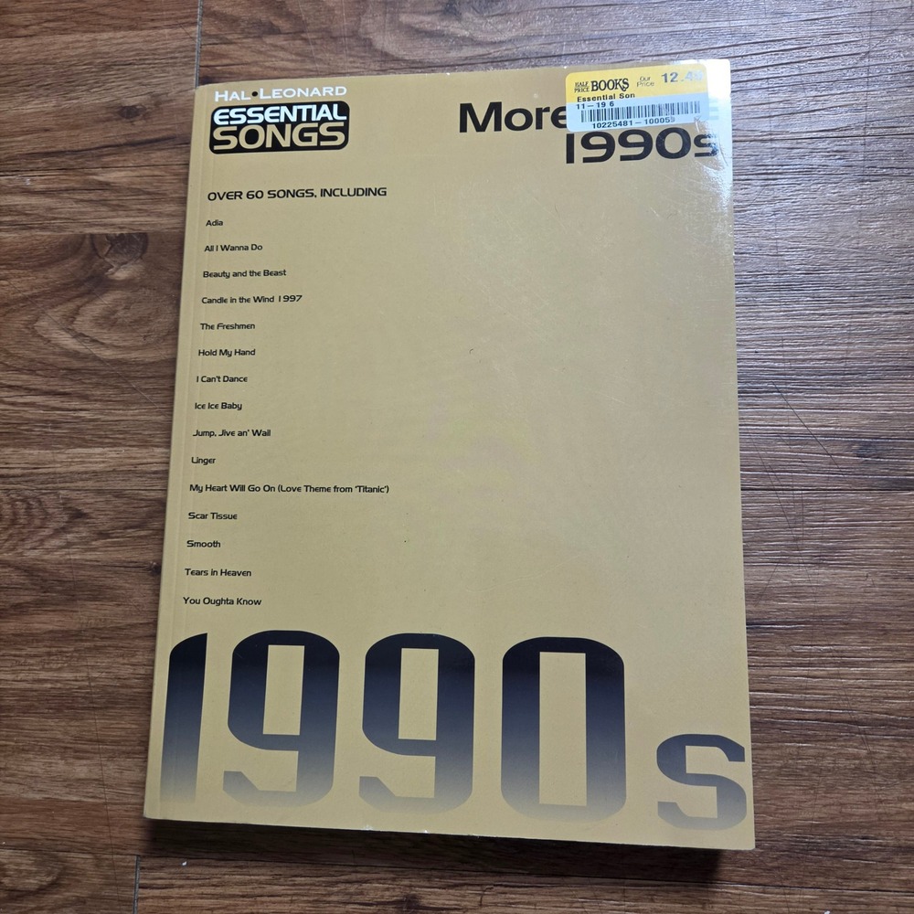 Hal Leonard More of the 1990s Essential Songs Piano Vocal Guitar Sheet Music
